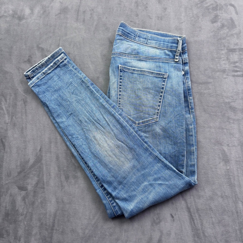 Gap 1969 Resolution True Skinny Jeans Medium Wash Blue Denim Size 32R